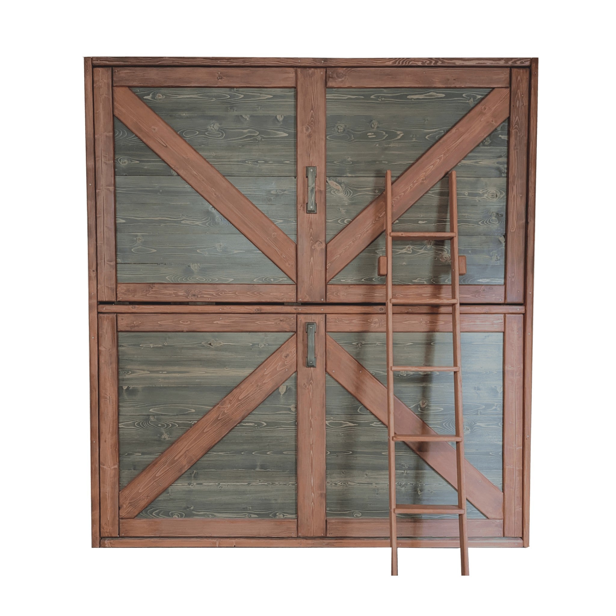 Murphy Bunks - Brown & Terracotta - Kootenay Murphy Beds