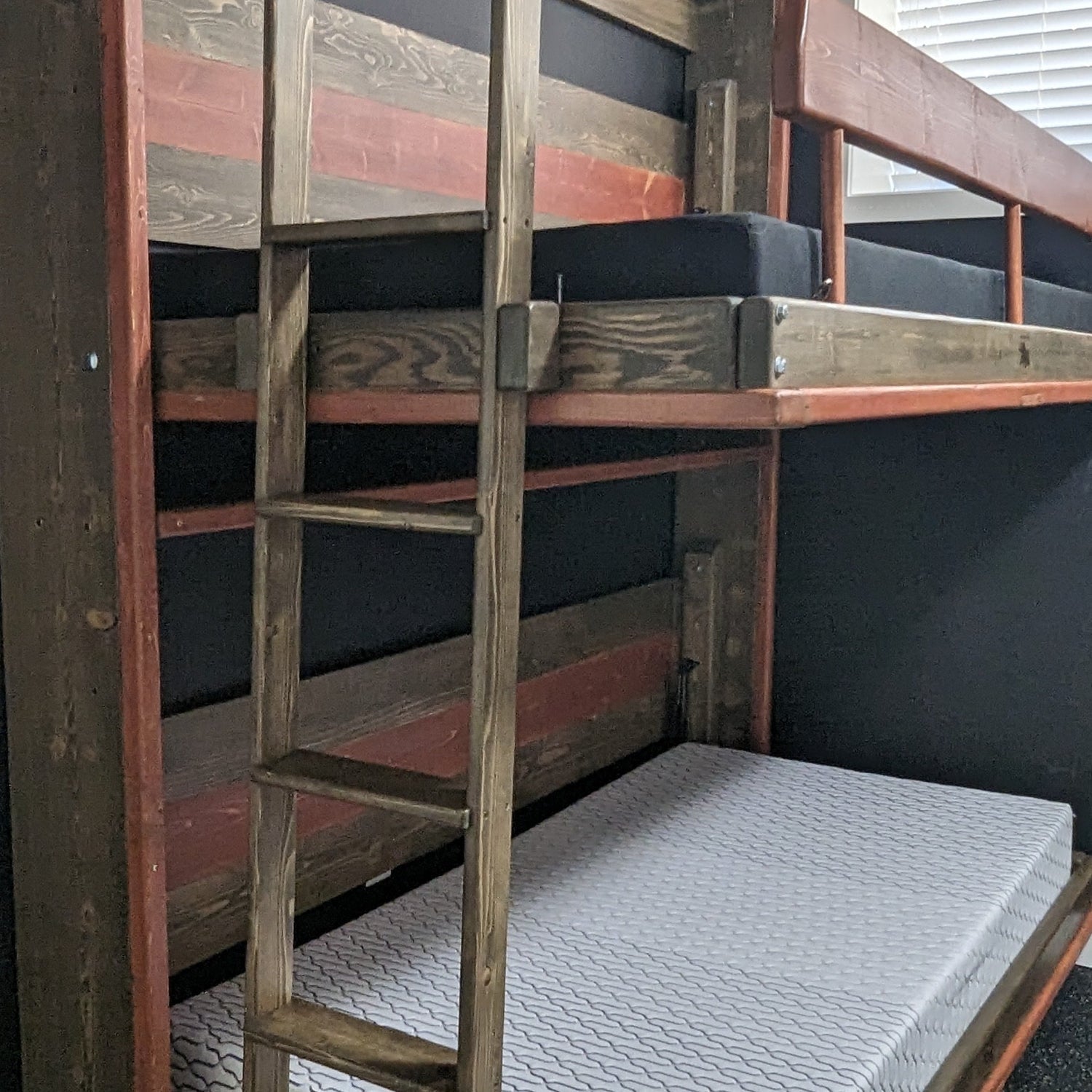 Murphy Bunks - Brown & Terracotta - Kootenay Murphy Beds