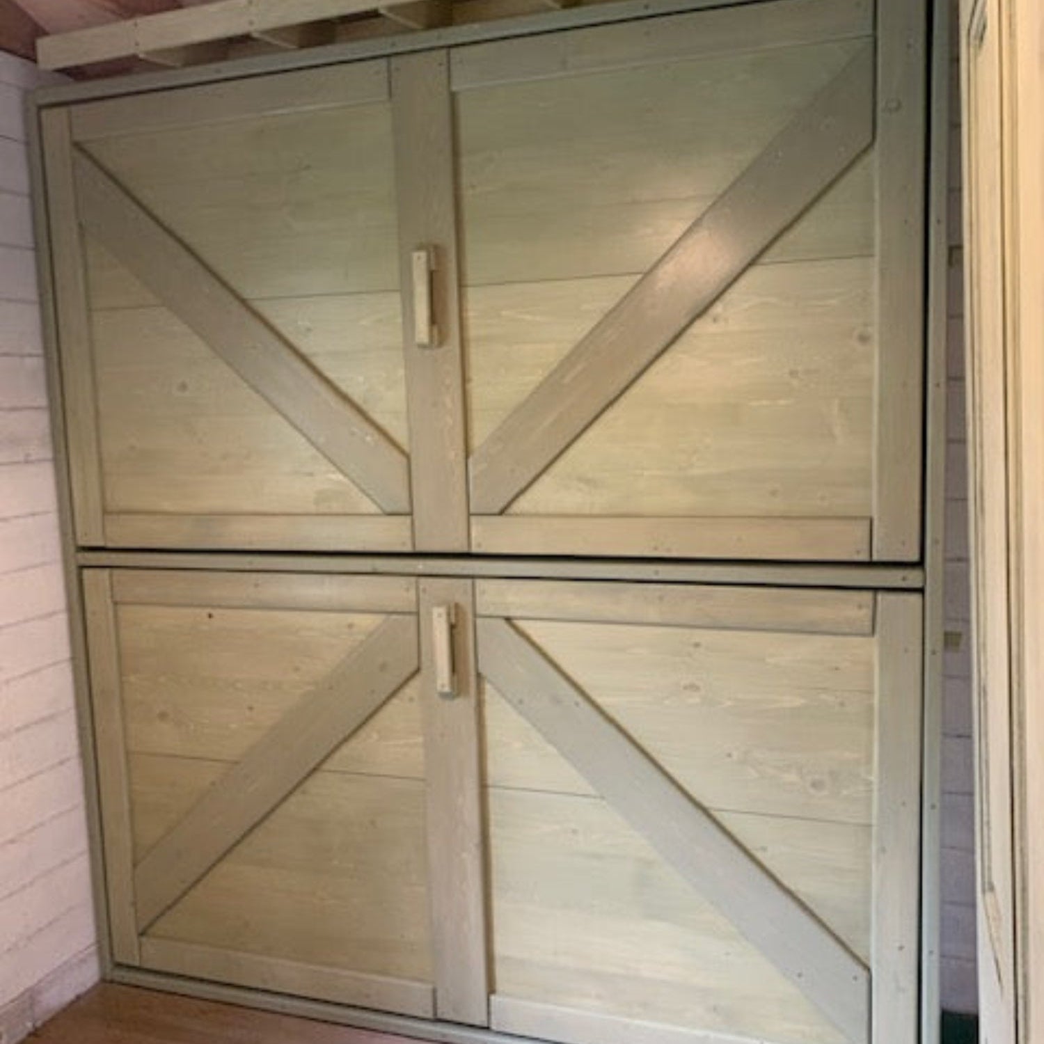 Murphy Bunks - Green Olive - Kootenay Murphy Beds