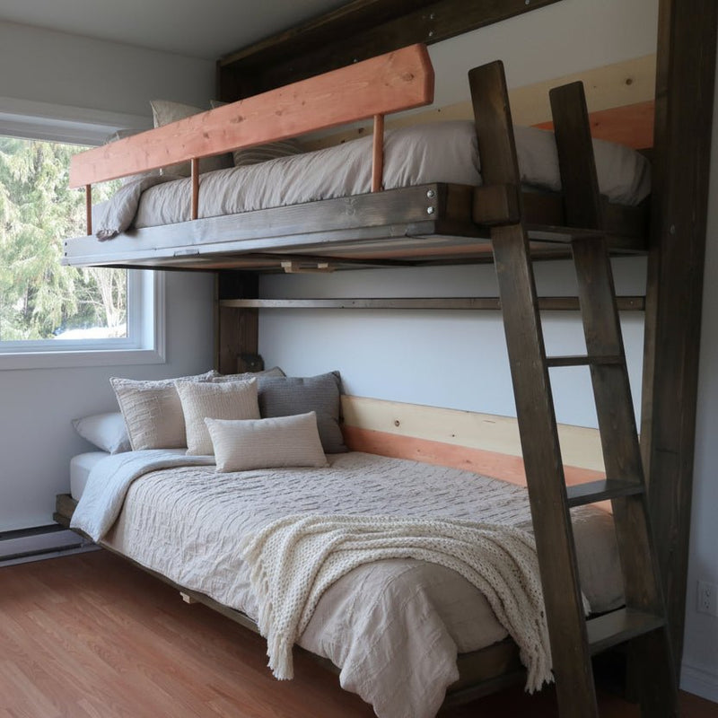 Murphy Bunks - Signature Red - Kootenay Murphy Beds