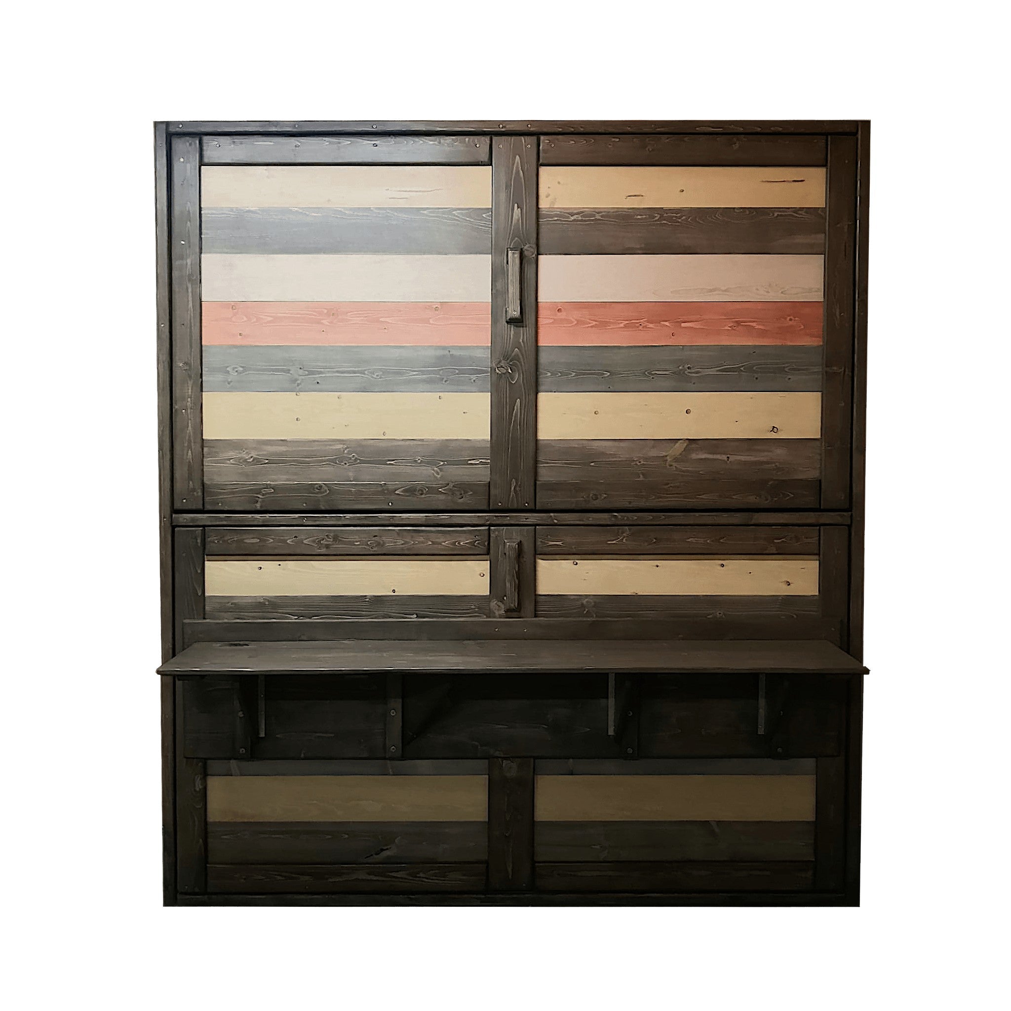 Murphy Bunks - Signature Red - Kootenay Murphy Beds