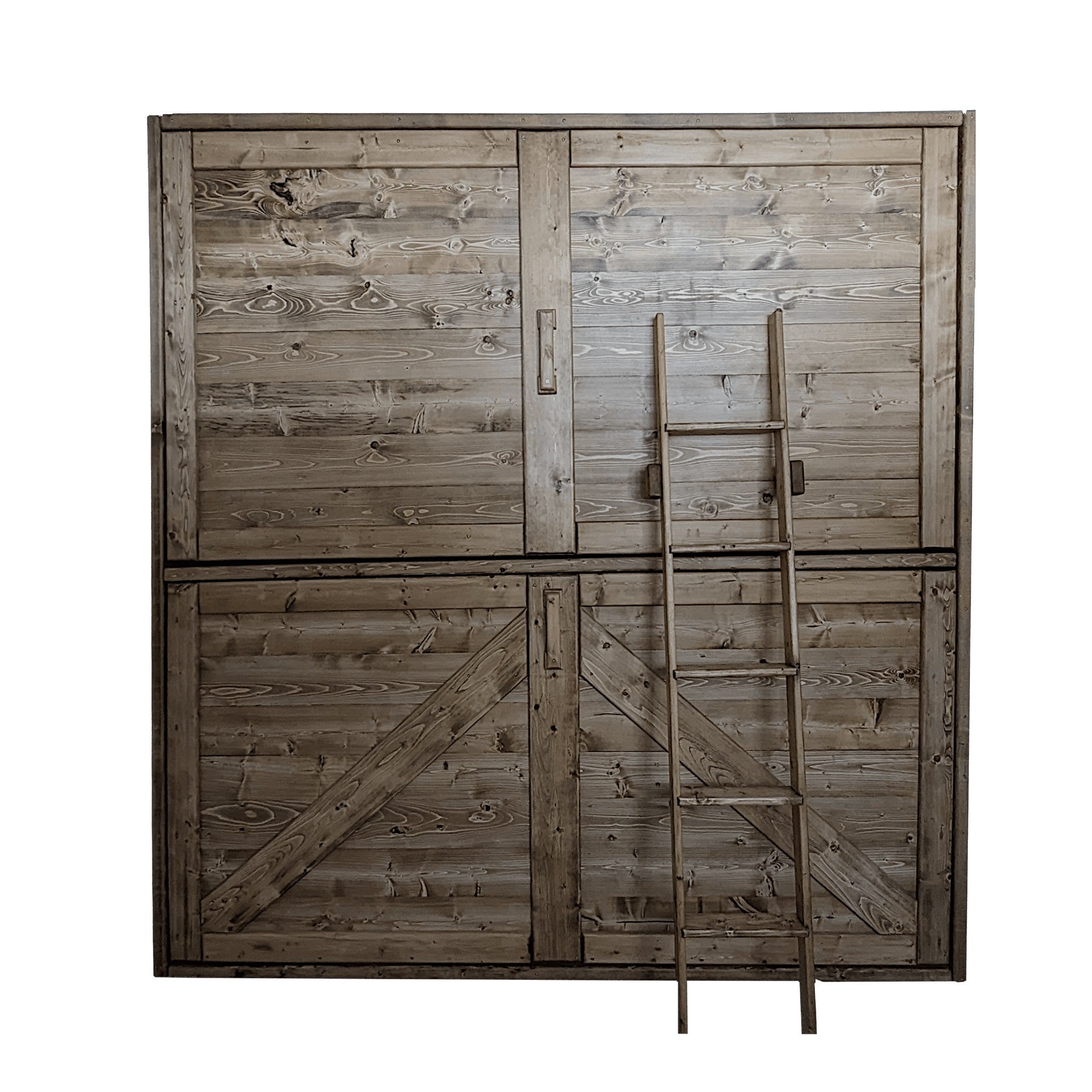 Murphy Bunks - Walnut - Kootenay Murphy Beds