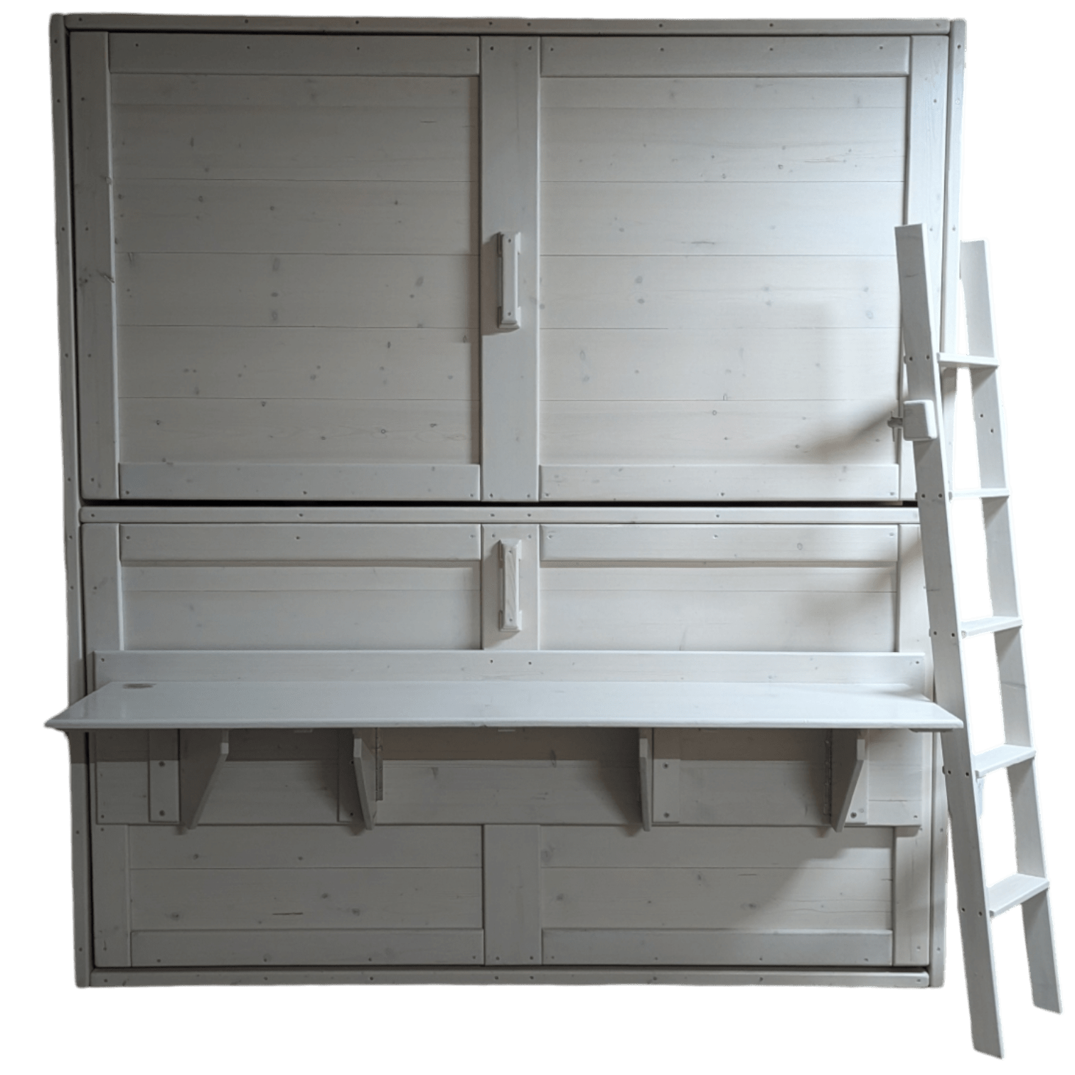 Murphy Bunks - White - Kootenay Murphy Beds