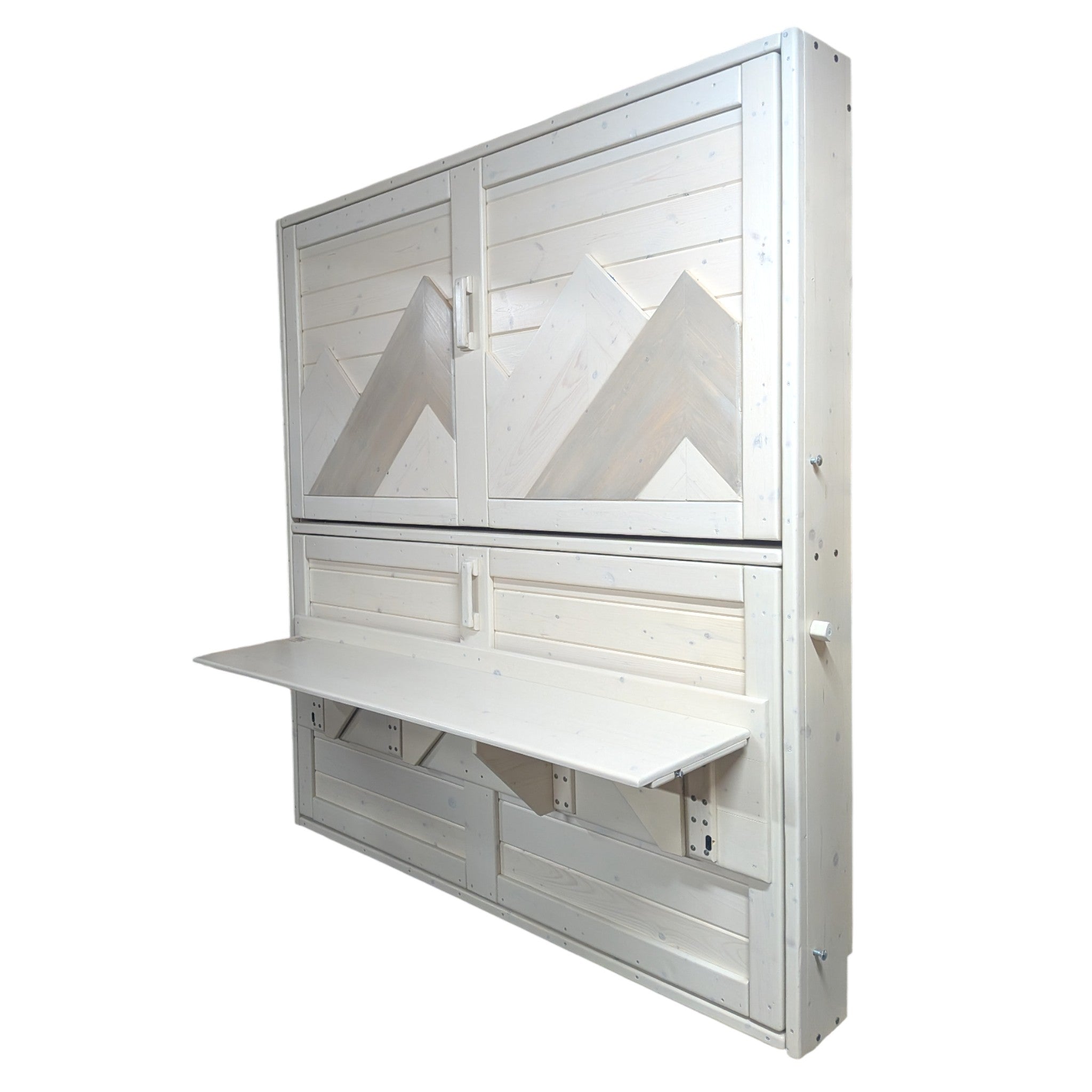 Murphy Bunks - White - Kootenay Murphy Beds