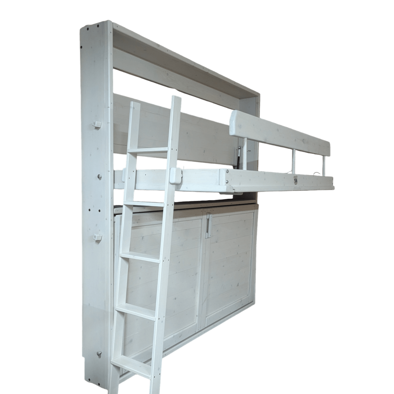 Murphy Bunks - White - Kootenay Murphy Beds