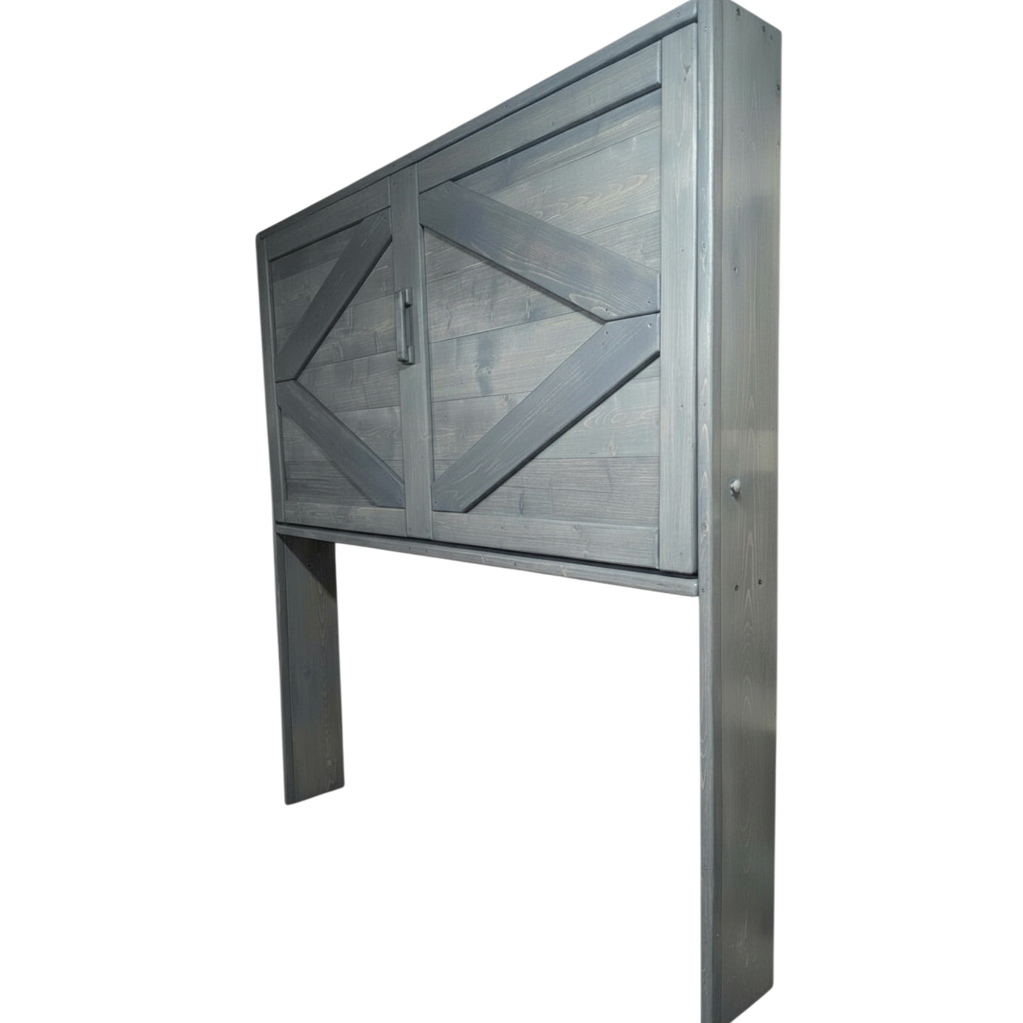 Twin Murphy Loft Bed - Grey Diamond - Kootenay Murphy Beds