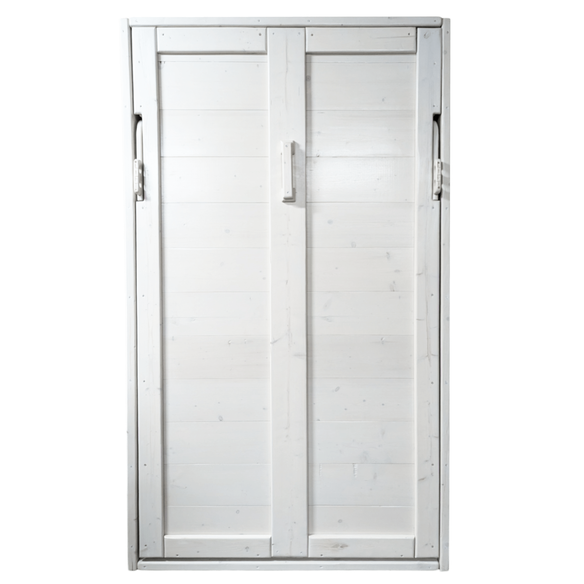 Twin Vertical Murphy Bed - White - Kootenay Murphy Beds