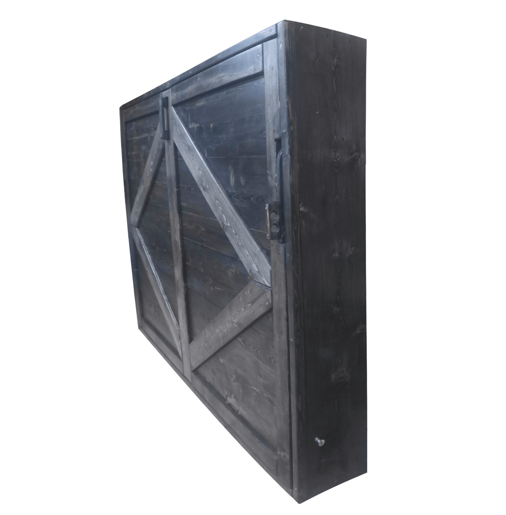 Shop Our Charcoal Horizontal Murphy Bed Natural Wood Wall Bed