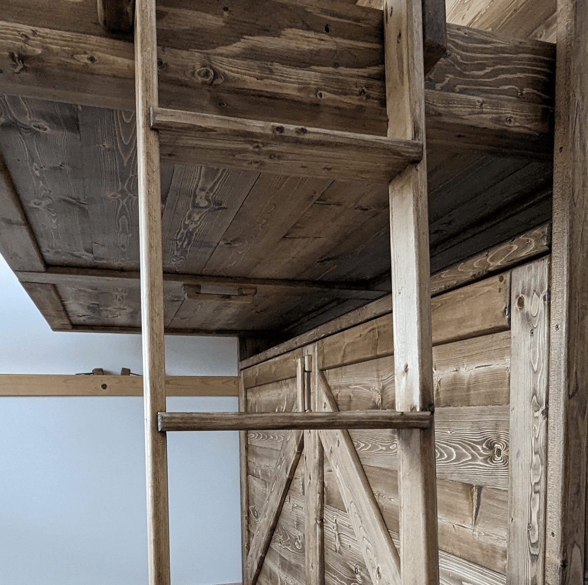 Walnut Murphy Bunk Beds | Optimize Space in Your Kids Room