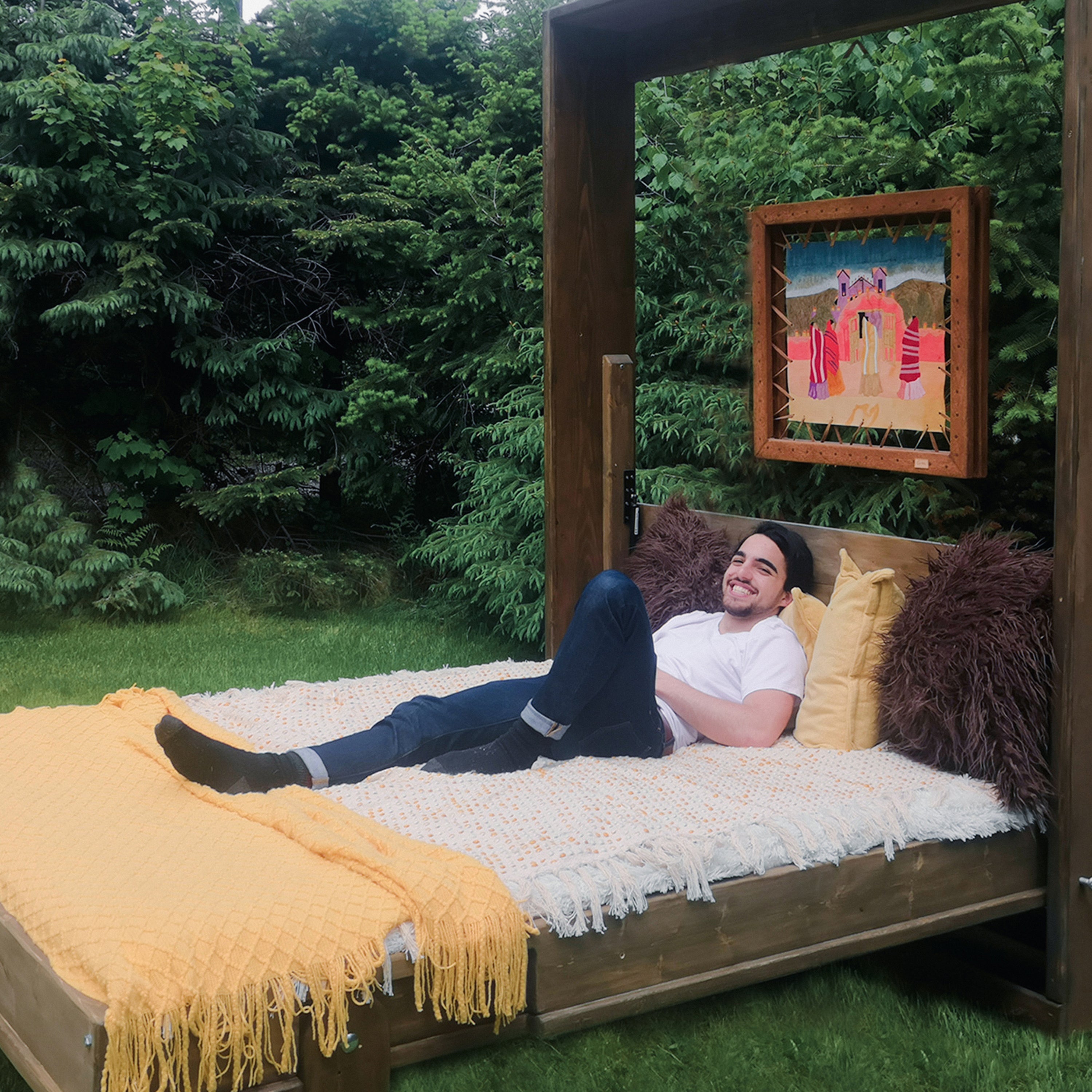 Outdoor shop murphy bed