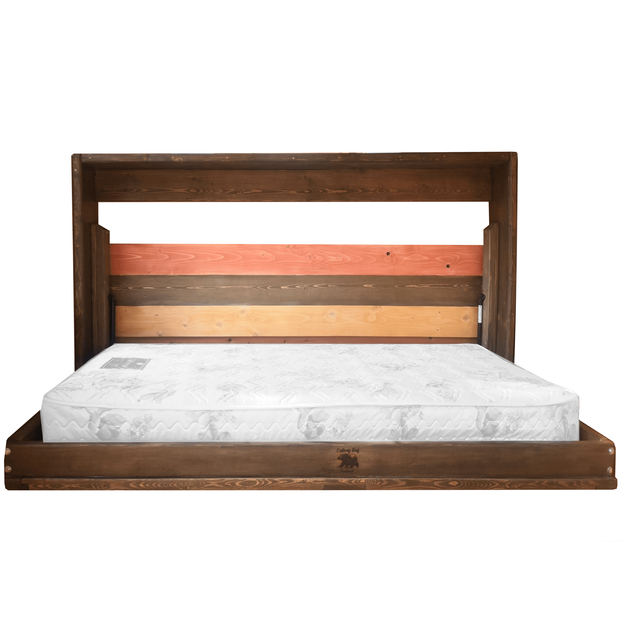 Twin Murphy Bed Horizontal - Kootenay Murphy Beds