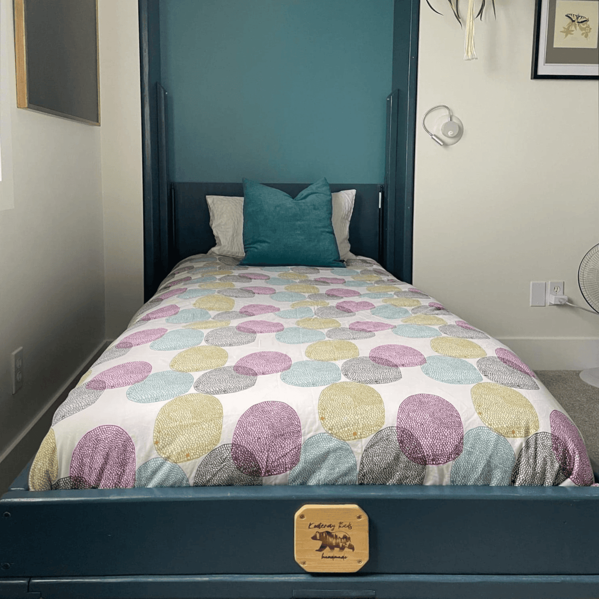 Shop Our Twin Vertical Murphy Bed Locally Handmade in Canada